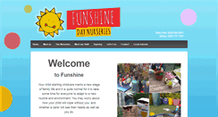 Desktop Screenshot of funshinedaynurseries.com